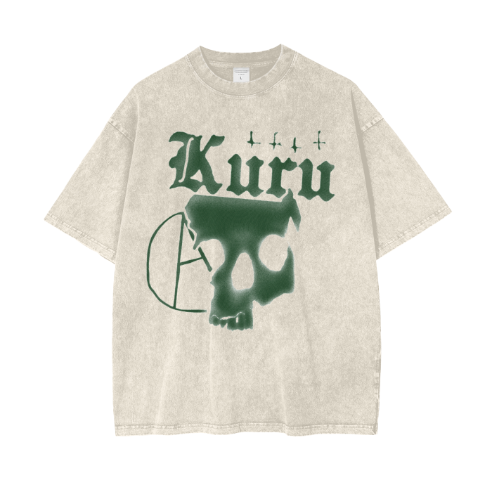 KURU Acid Wash Oversize T-Shirt